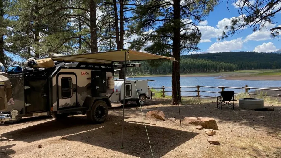 Adding a Straight Awning and Awning Room to Our Trailer