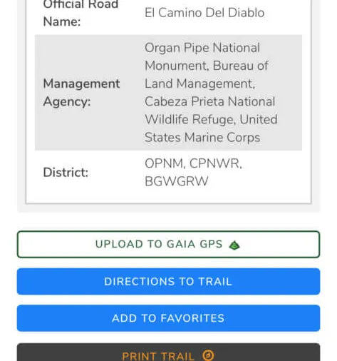 Trails Offroad Now Offers Easy Integration with Gaia GPS